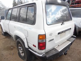 1994 Toyota Land Cruiser White 5.4L AT 4WD #Z22772